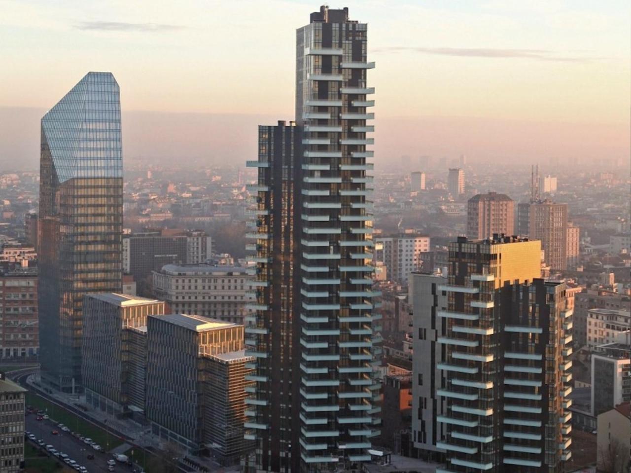 Stylish Elegant Suite In Torre Solaria With Exclusive Milan'S View Eksteriør bilde