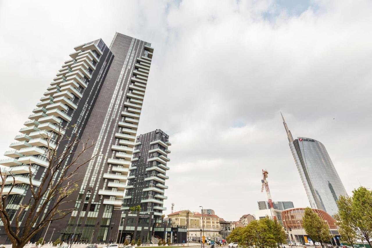 Stylish Elegant Suite In Torre Solaria With Exclusive Milan'S View Eksteriør bilde